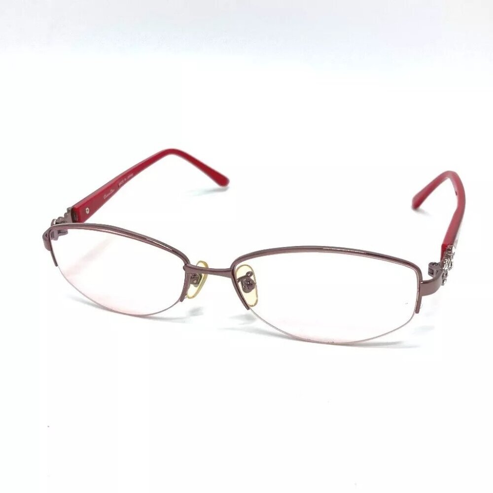 Dior CD7707J Bijoux logo glasses Plastic Red